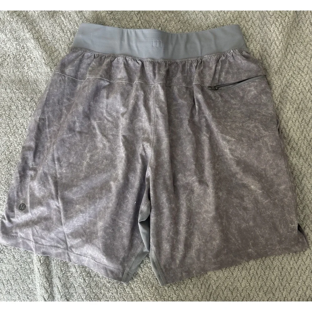 Lululemon T.H.E.‎ Shorts Linerless Stretch Men's Sz S Gray Gravel Dust Asphalt